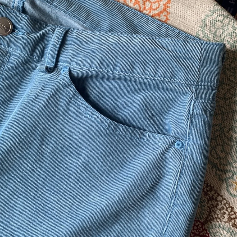 Peter Millar Corduroy Baby Blue Pants 8 EUC - Picture 5 of 9